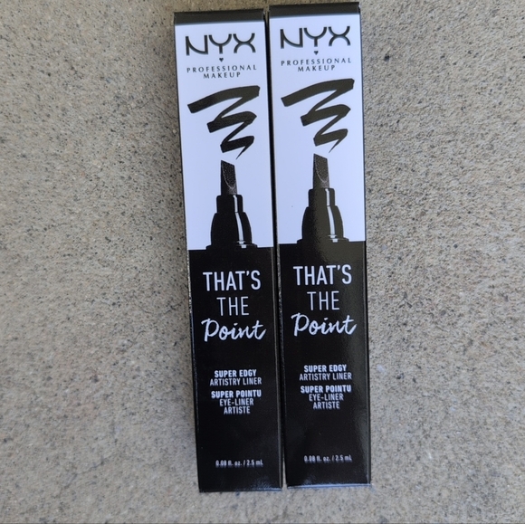 NYX Other - NYX That's The Point Eyeliner - Bold Black 2 Piece Bundle